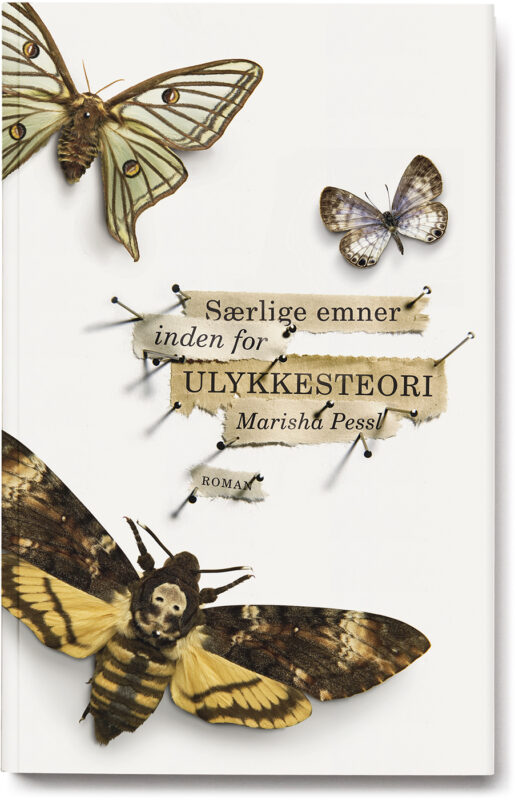 Marisha Pessl, Special Topics in Calamity Physics, book cover design. Graphic design by Anders Peter Mejer