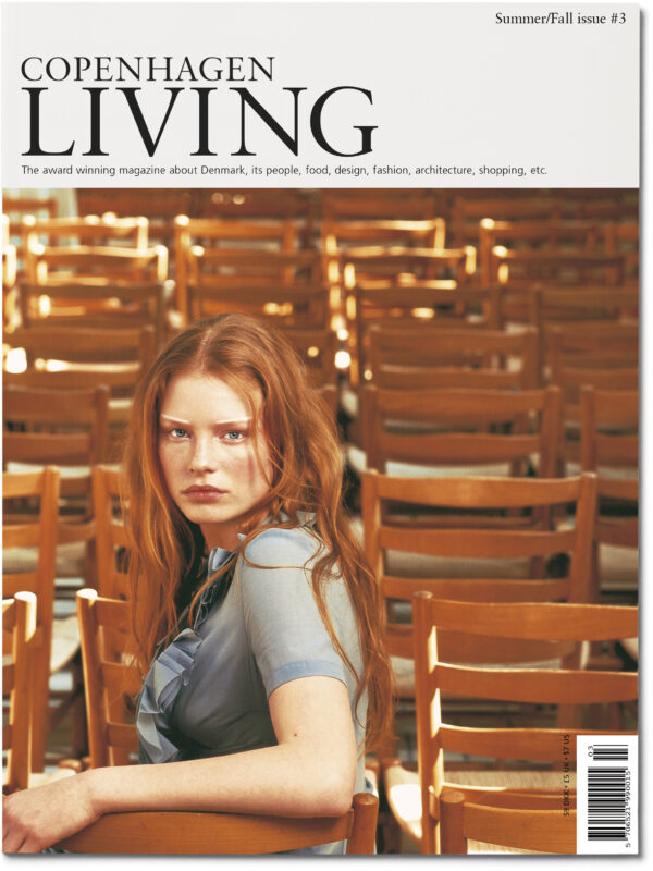 Grundtvigs kirken, Copenhagen Living, issue three, magazine cover. Graphic design, art and creative direction by Anders Peter Mejer