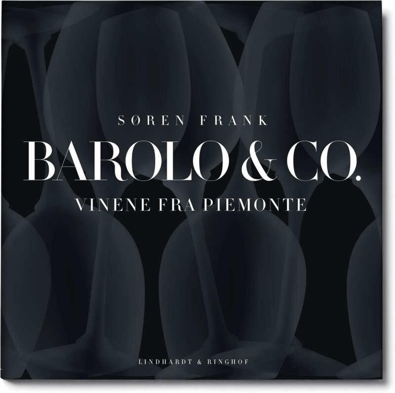 Søren Frank, Barolo and Co winebook cover. Graphic design by Anders Peter Mejer Design